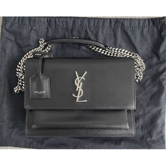 Saint Laurent Handbags - Saint Laurent Black Crossbody Bag
